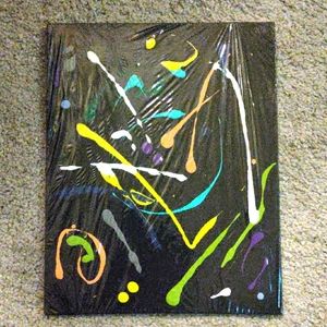 Amateur paint; 9x12 canvas panel